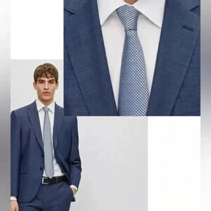 ❤️Host Pick❤️[US36R] Hugo Boss Mens Suit Blazer  Guabello VirginWool Woven Italy